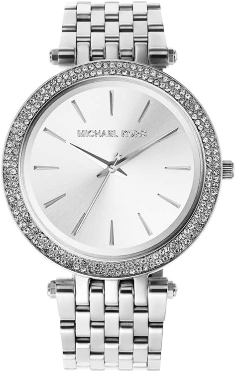 michael kors 33 mm uhr silber|Amazon.com: Michael Kors Darci Three.